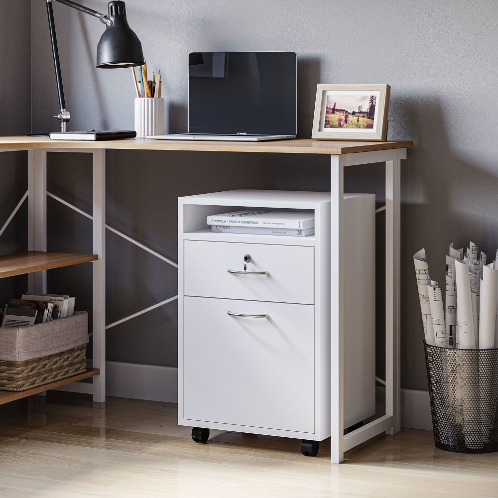 Cajonera para oficina 40x35x60 cm blanco - Maisons du Monde