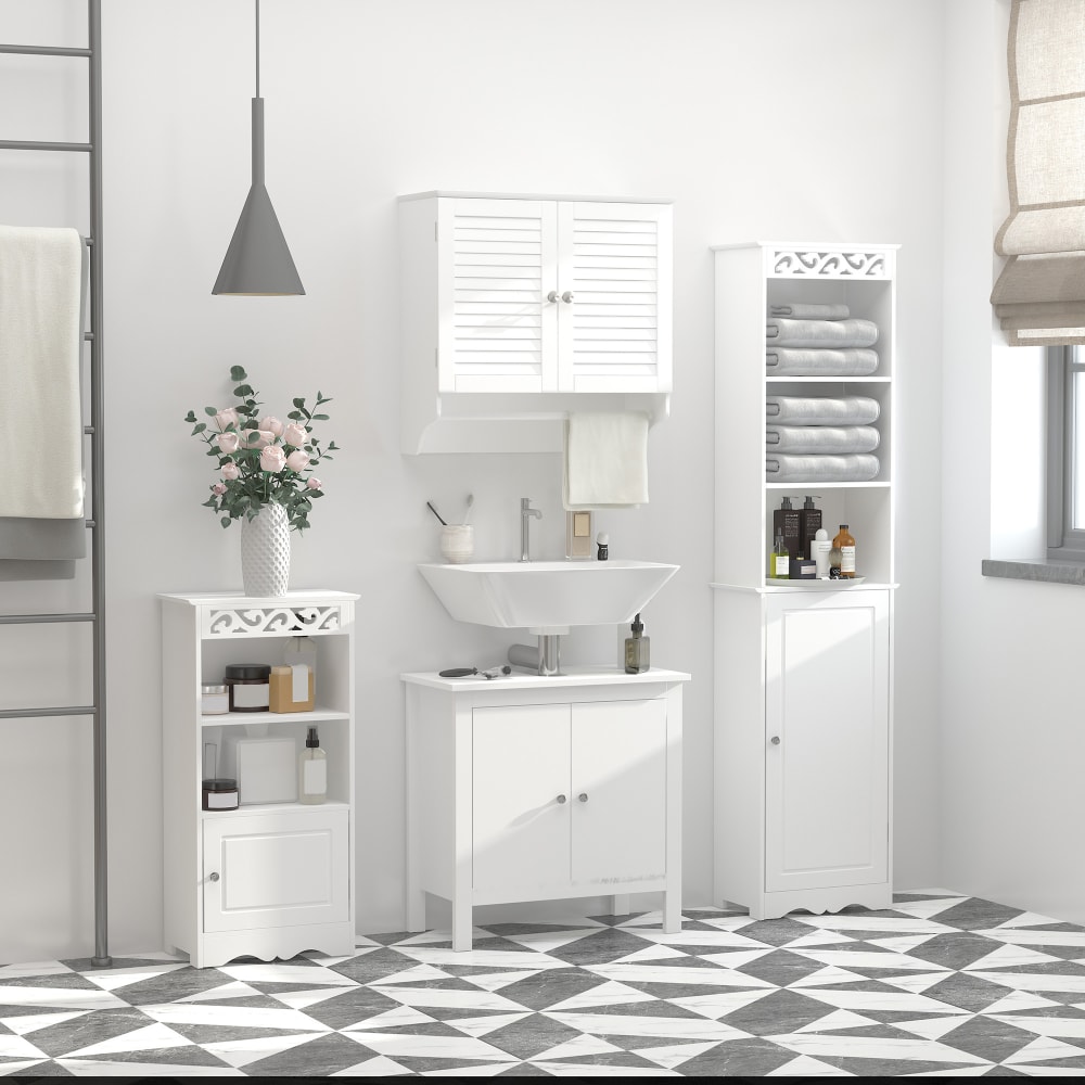 Armario baño de pared 60x23x60 cm blanco - Maisons du Monde
