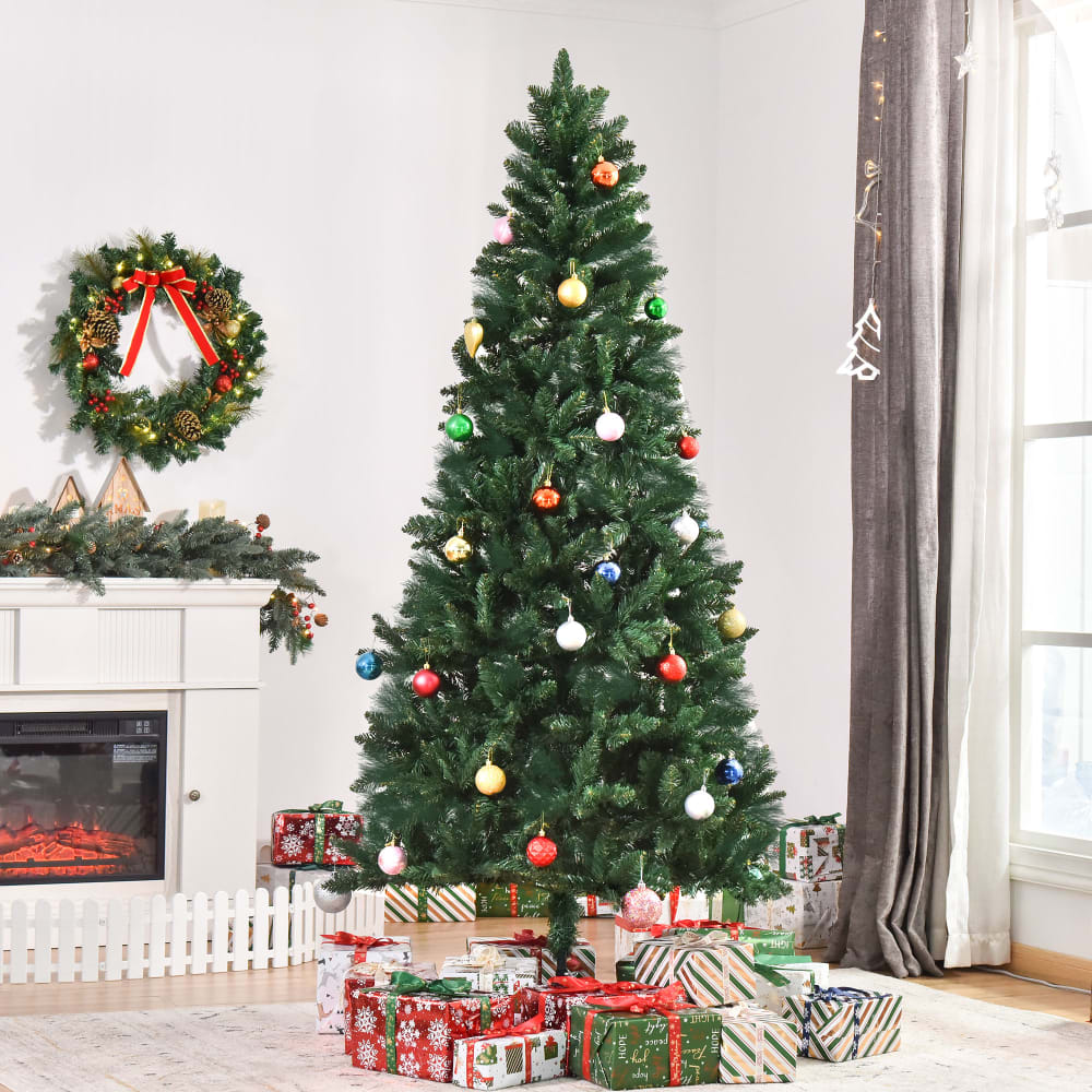Árbol de navidad 105x105x210 cm verde - Maisons du Monde