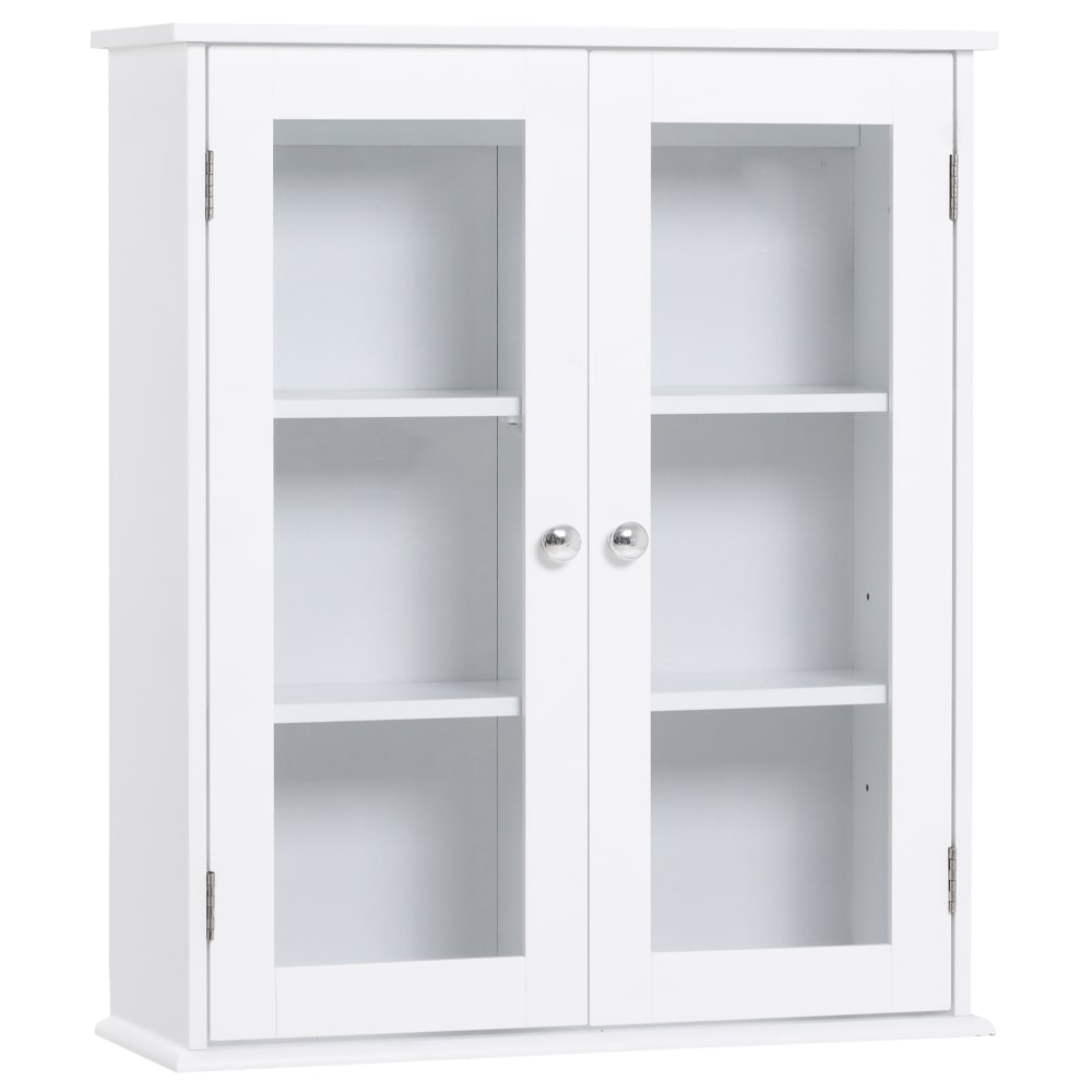 Armario de pared baño 55x20x65 cm blanco