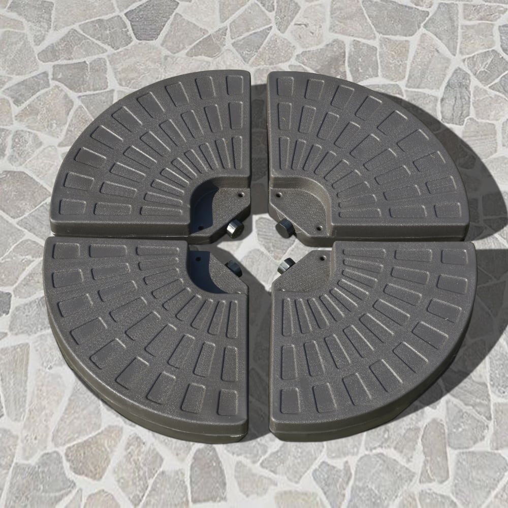 Base de peso para sombrilla 100x100x10.5 cm café - Maisons du Monde