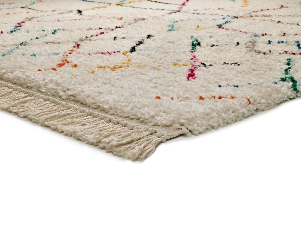Tapis berbère crème/multicolore 200x290 cm — vue 4