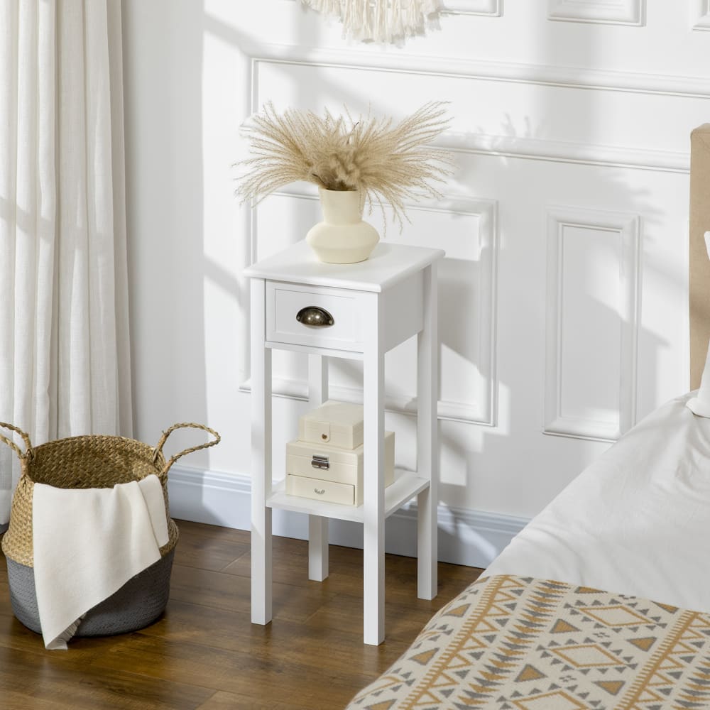 Mesa auxiliar 30x30x75 cm white - Maisons du Monde