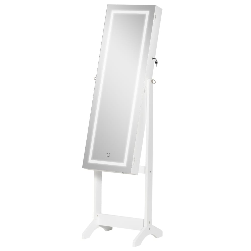 Espejo joyero de pie 46x36.5x151.5 cm blanco - Maisons du Monde
