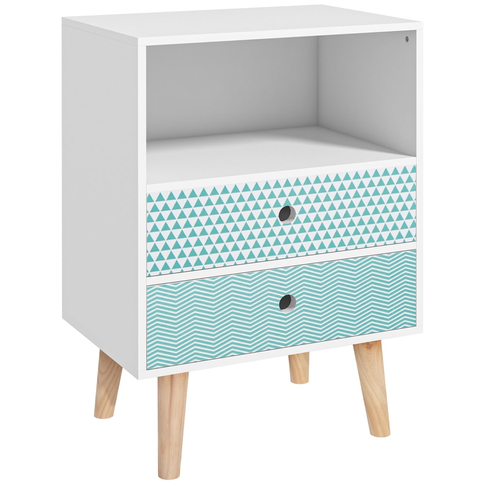 Cómoda de madera 45x30x65cm blanco