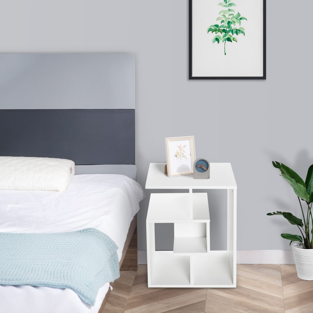 Mesilla de centro 45x40x55cm blanco - Maisons du Monde