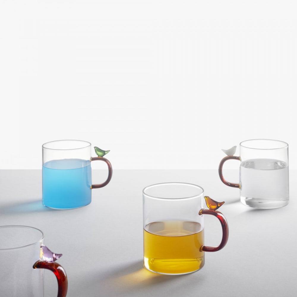 Mug en verre Bird - Maisons du Monde