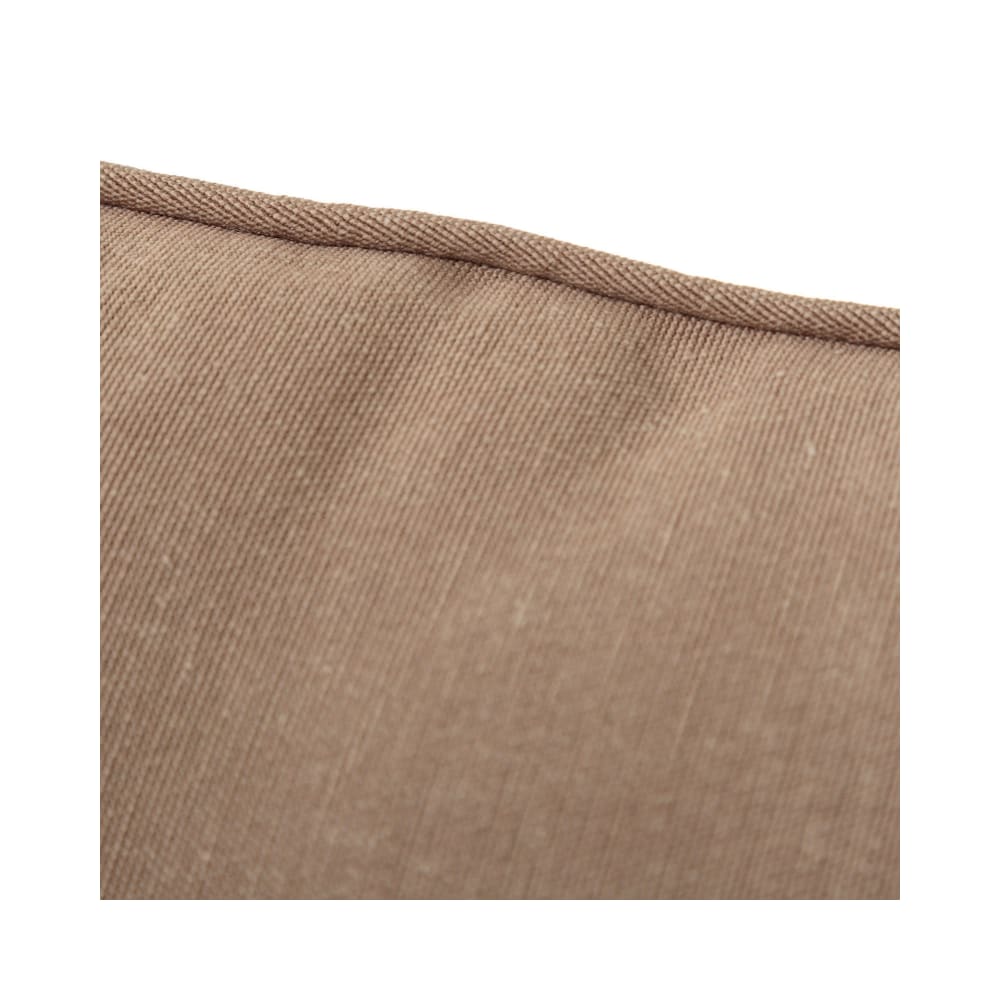 Coussin carré coton et polyester beige - 45x45cm — vue 3