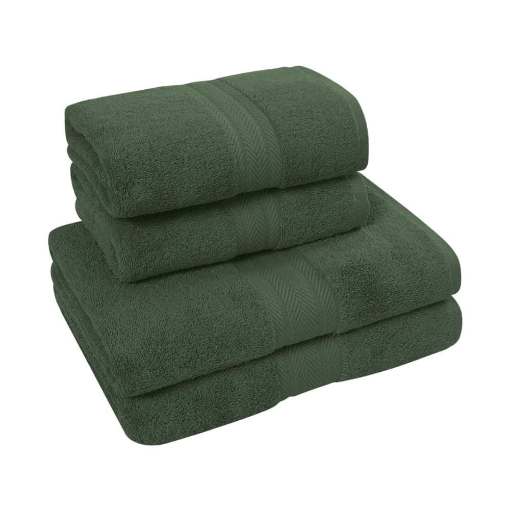Ensemble de bain 4 pièces en coton eucalyptus - Maisons du Monde