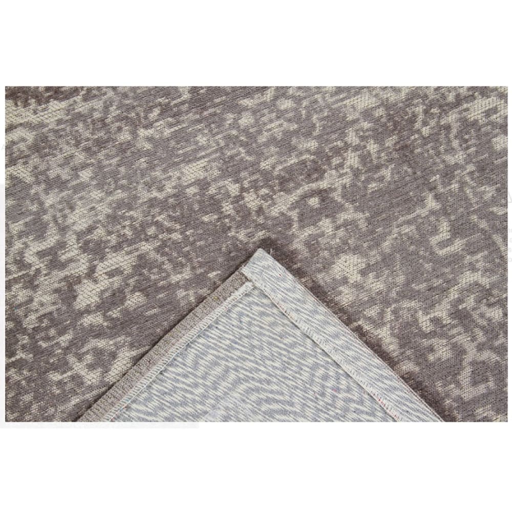 Tapis de salon en coton gris 140x200 cm - Maisons du Monde