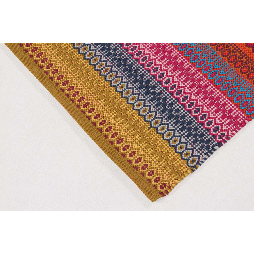 Tapis de salon en coton multicolore 80x150 cm — vue 4
