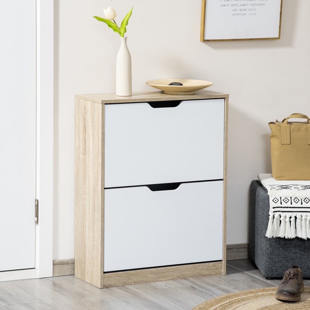Armario de zapatos 62.5x26x81 cm roble - Maisons du Monde