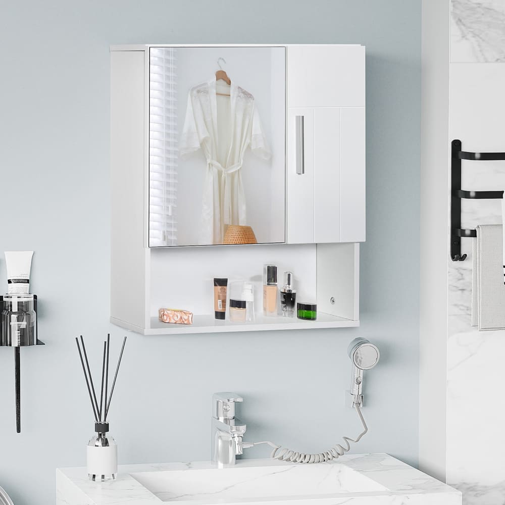 Armario con espejo 54x15.2x55.3 cm blanco - Maisons du Monde