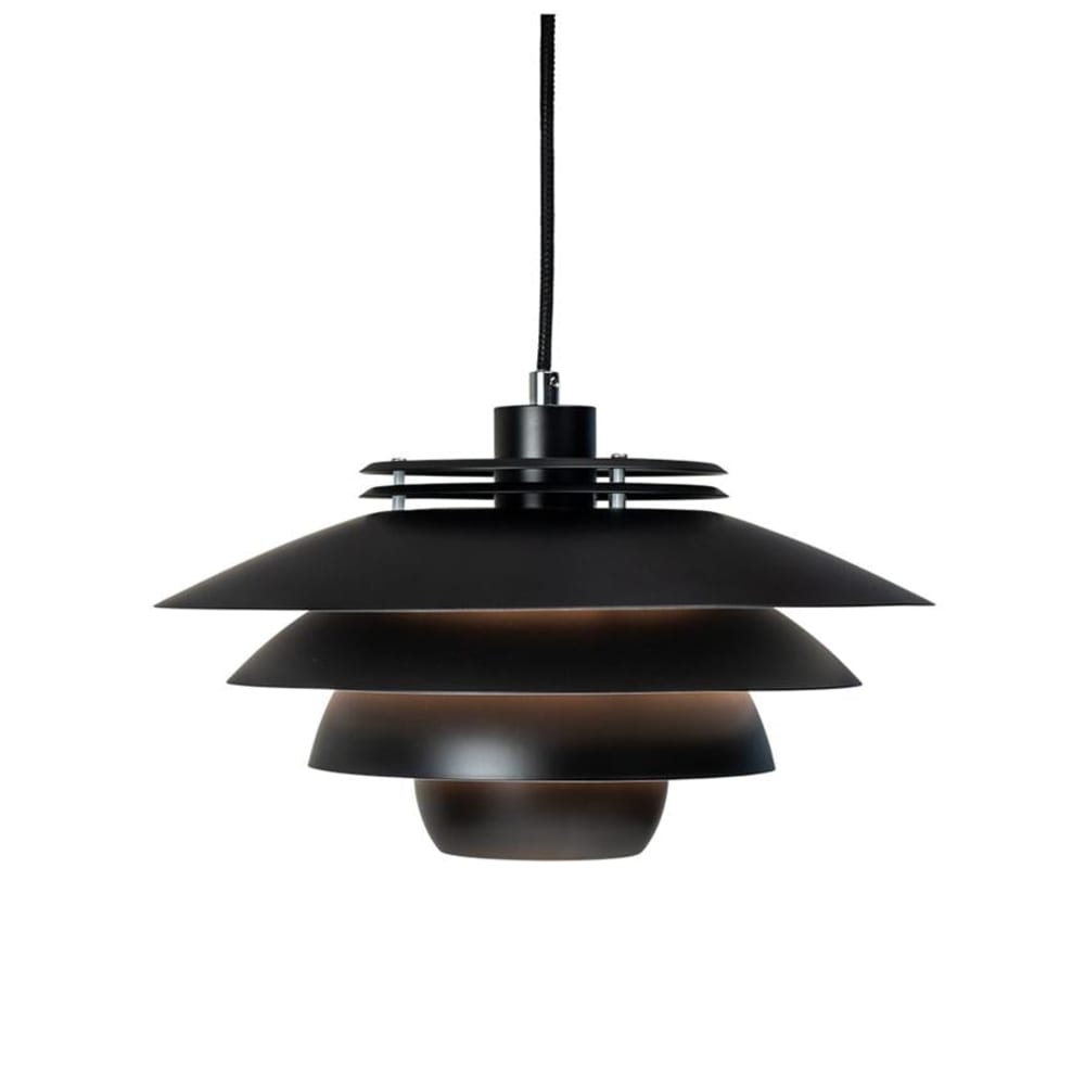Suspension en métal noir mat - Maisons du Monde