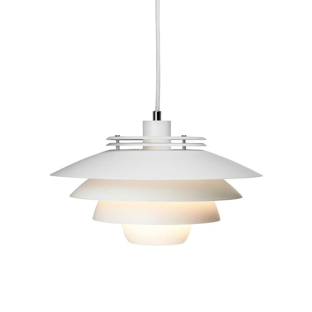 Suspension en métal blanc mat - Maisons du Monde
