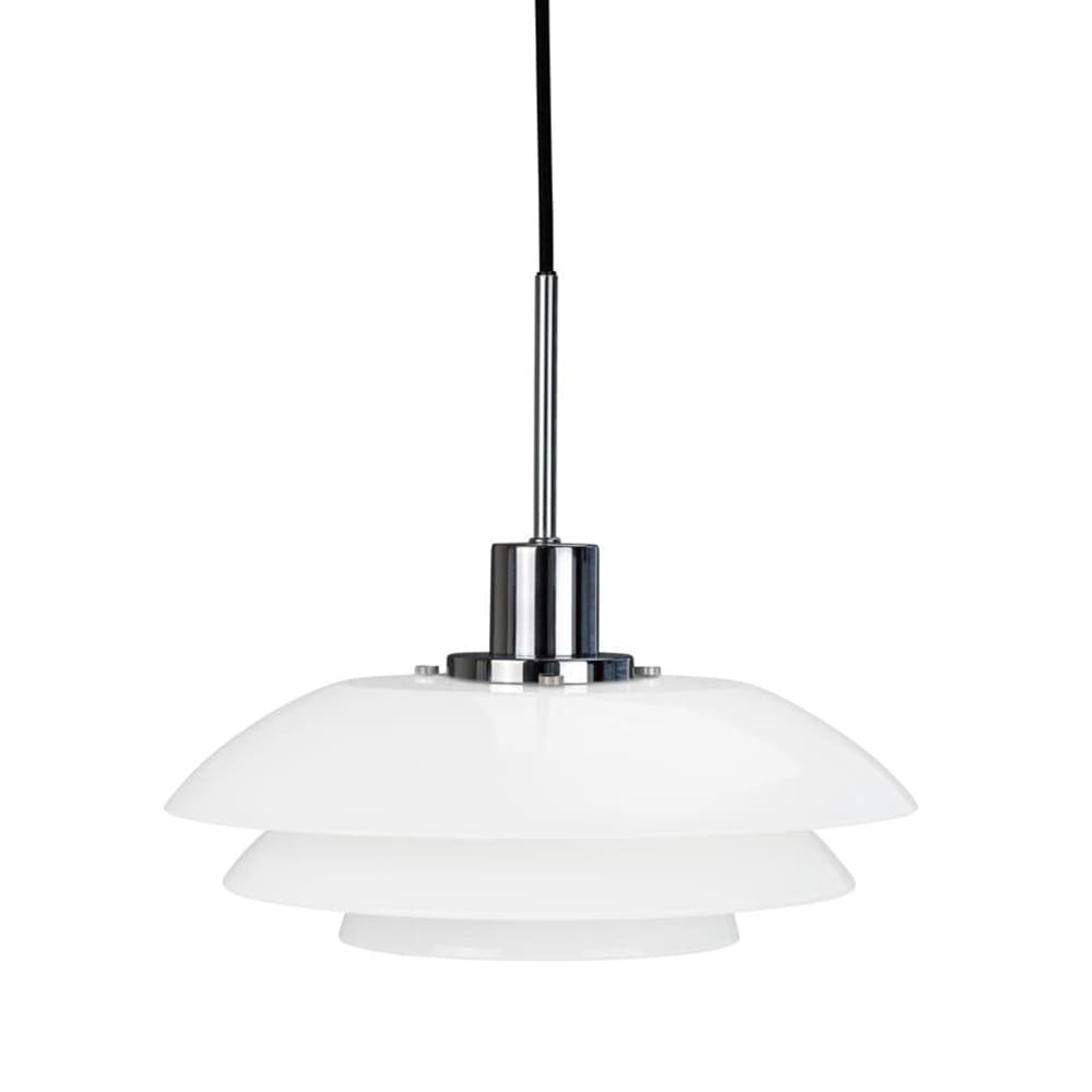 Suspension en verre et chrome - Maisons du Monde