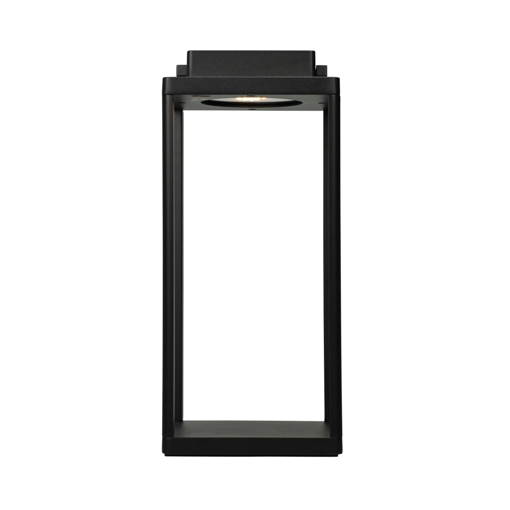Lanterne de table Medium en aluminium noir mat