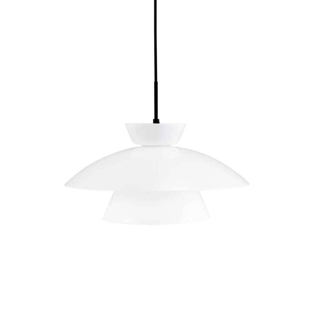 Suspension en verre blanc d20 - Maisons du Monde