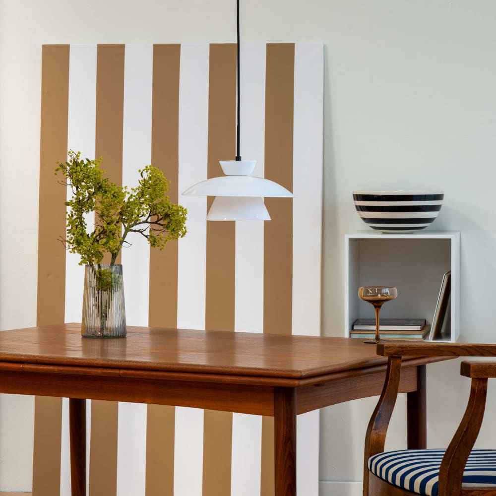 Pendelleuchte aus Glas h 15 cm d 28 cm, weiß - Maisons Du Monde