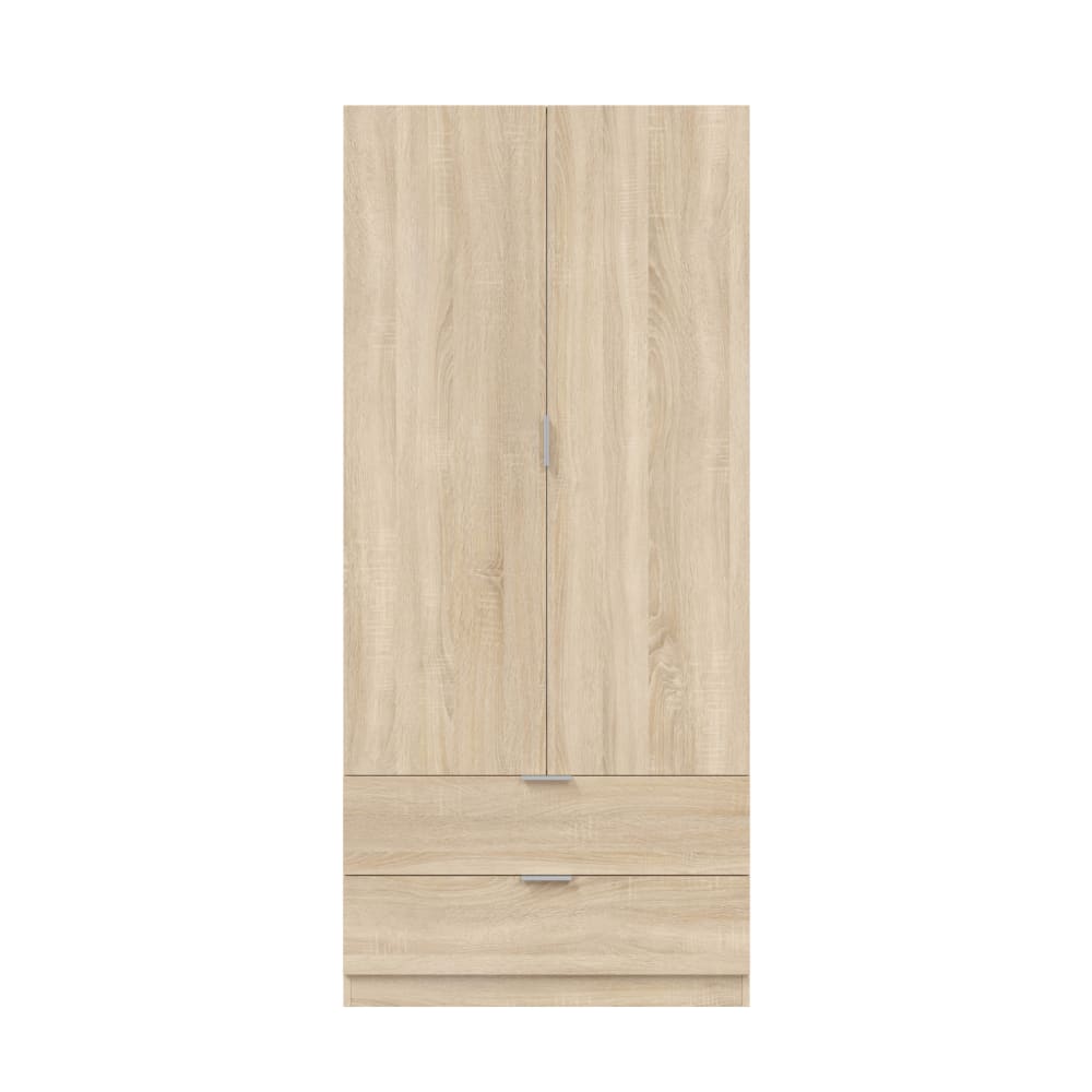 Armoire penderie L81 x H180cm - Bois clair
