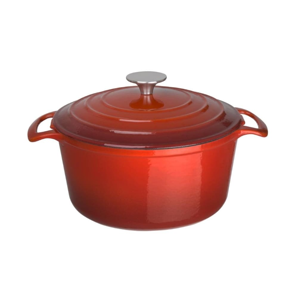 Cocotte en fonte ronde rouge vogue  3.2 l