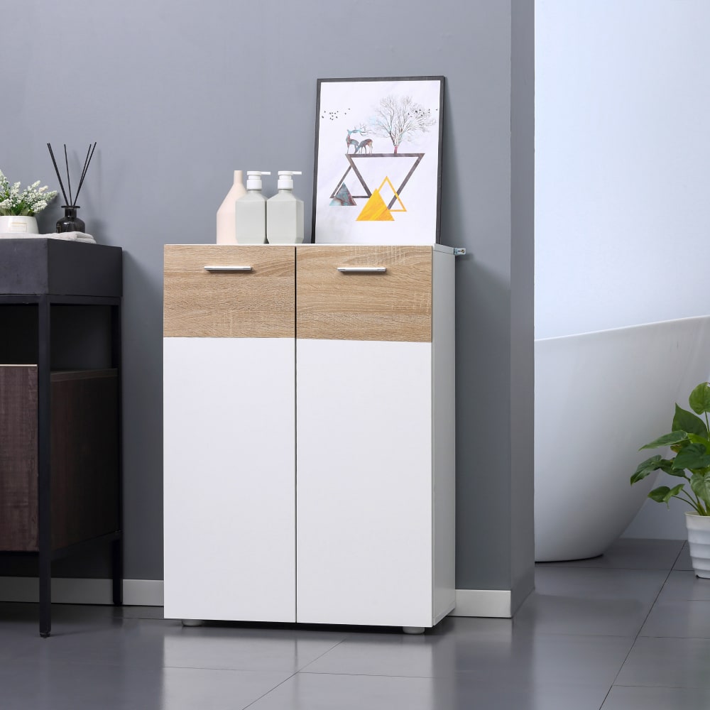 Armario de suelo baño 60x30x85 cm blanco - Maisons du Monde