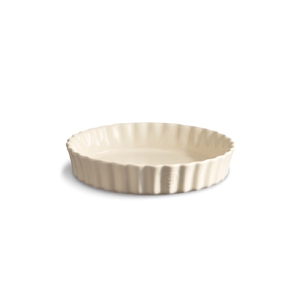 Emile henry Tourtière haute 24 cm beige en céramique