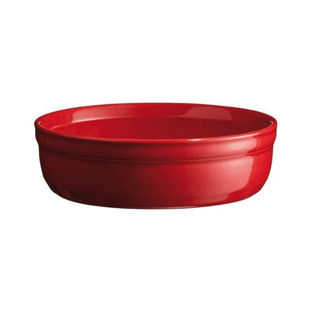 Emile henry Ramequin pour crème brûlée 12 cm en céramique rouge