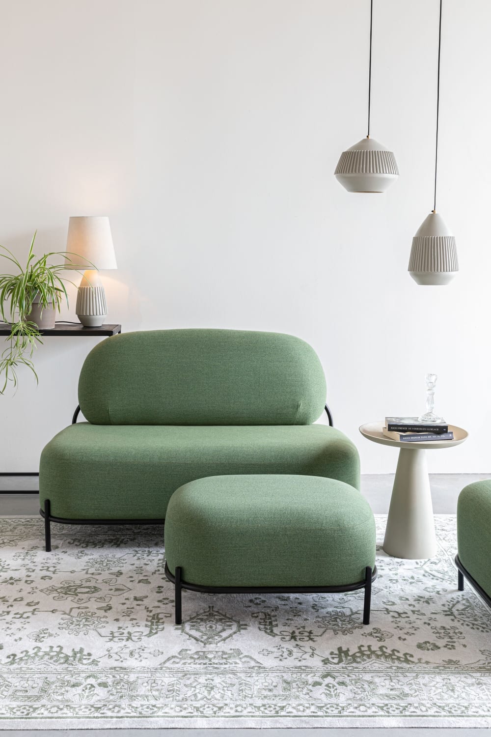 Table d'appoint en métal beige - Maisons du Monde