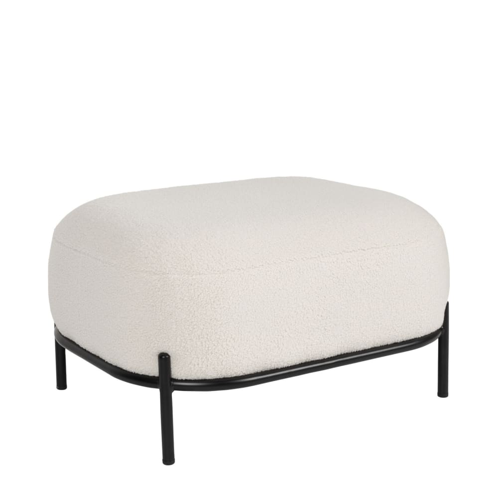 White label Repose-pied en tissu beige style vintage