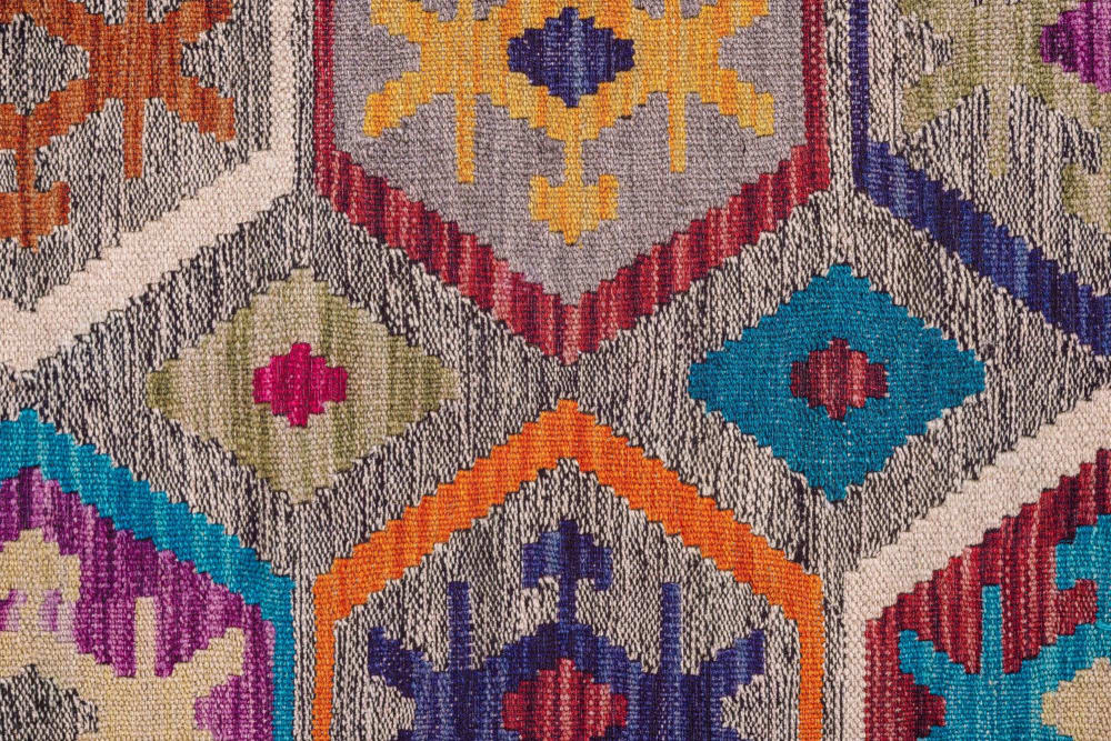 Tapis classique imprimé en polyester - Gris 90x160 cm — vue 4