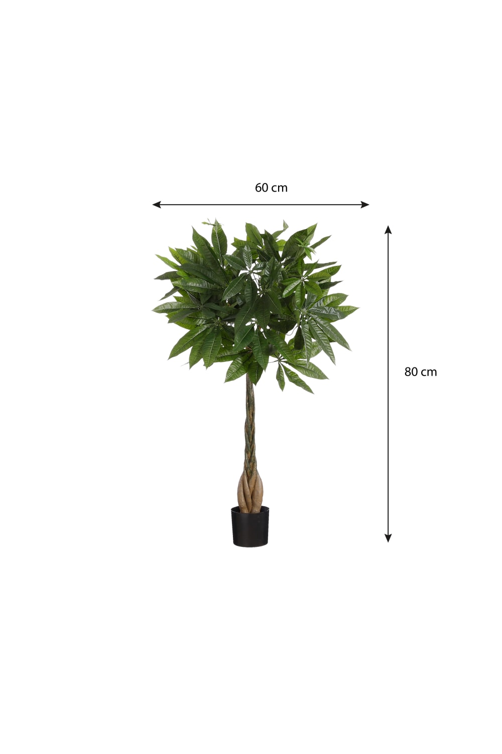 Plante artificielle Vert Polyester H80xl60xL60cm