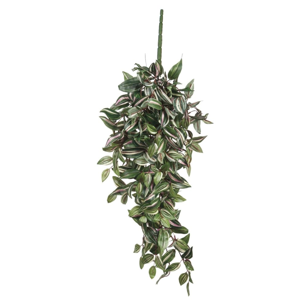 Pianta artificiale tradescantia verde h80xb15xl30cm - Modello Esotico - Verde - PES - Poliestere