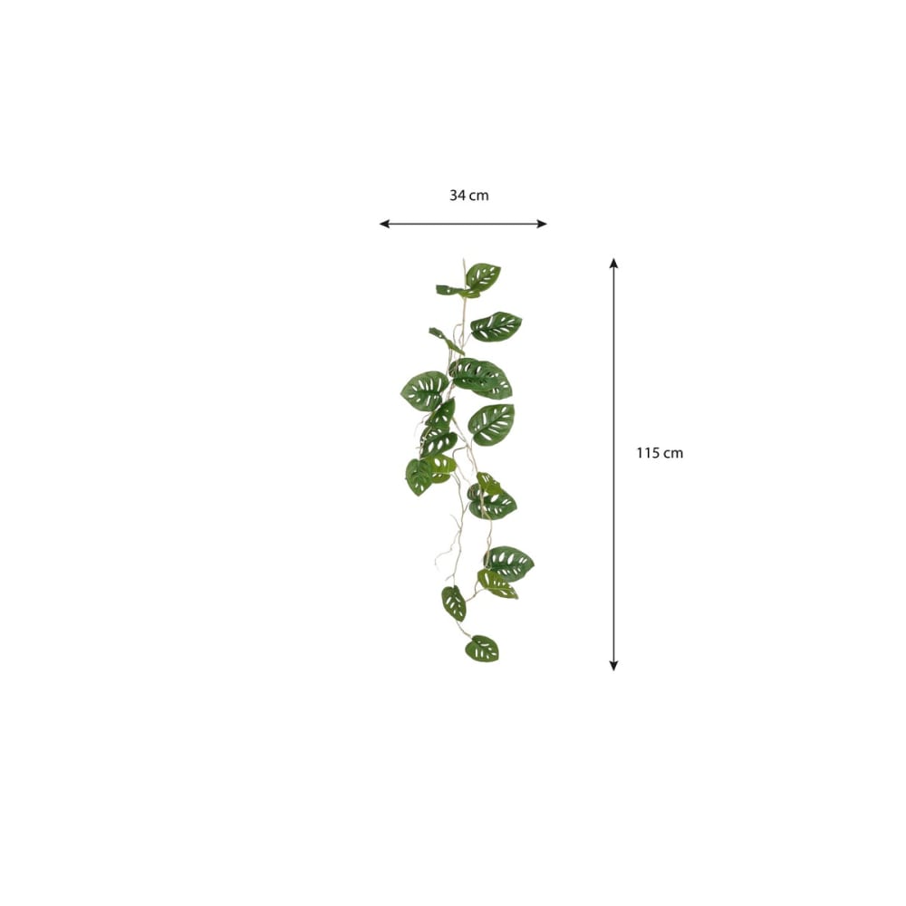 Planta artificial monstera verde h10xb34xl115cm - Maisons du Monde