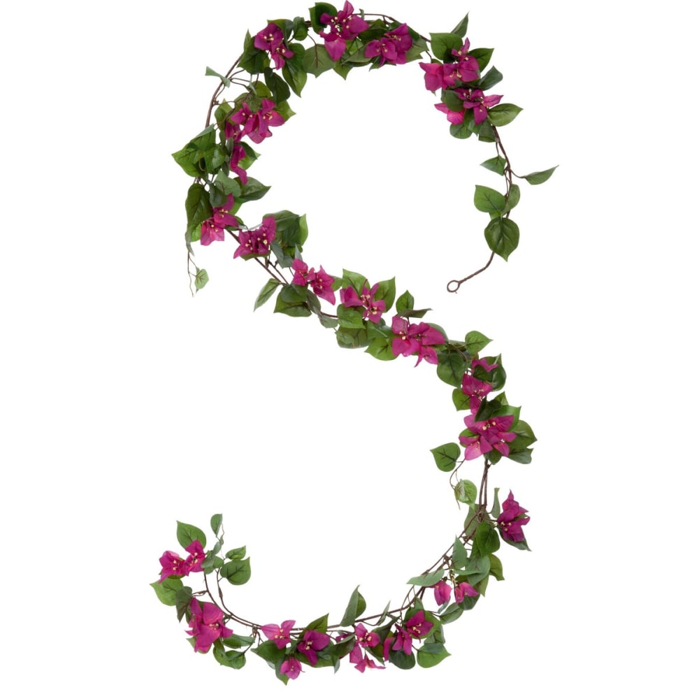 Planta artificial bougainvillea rosa oscuro h10xb18xl180cm