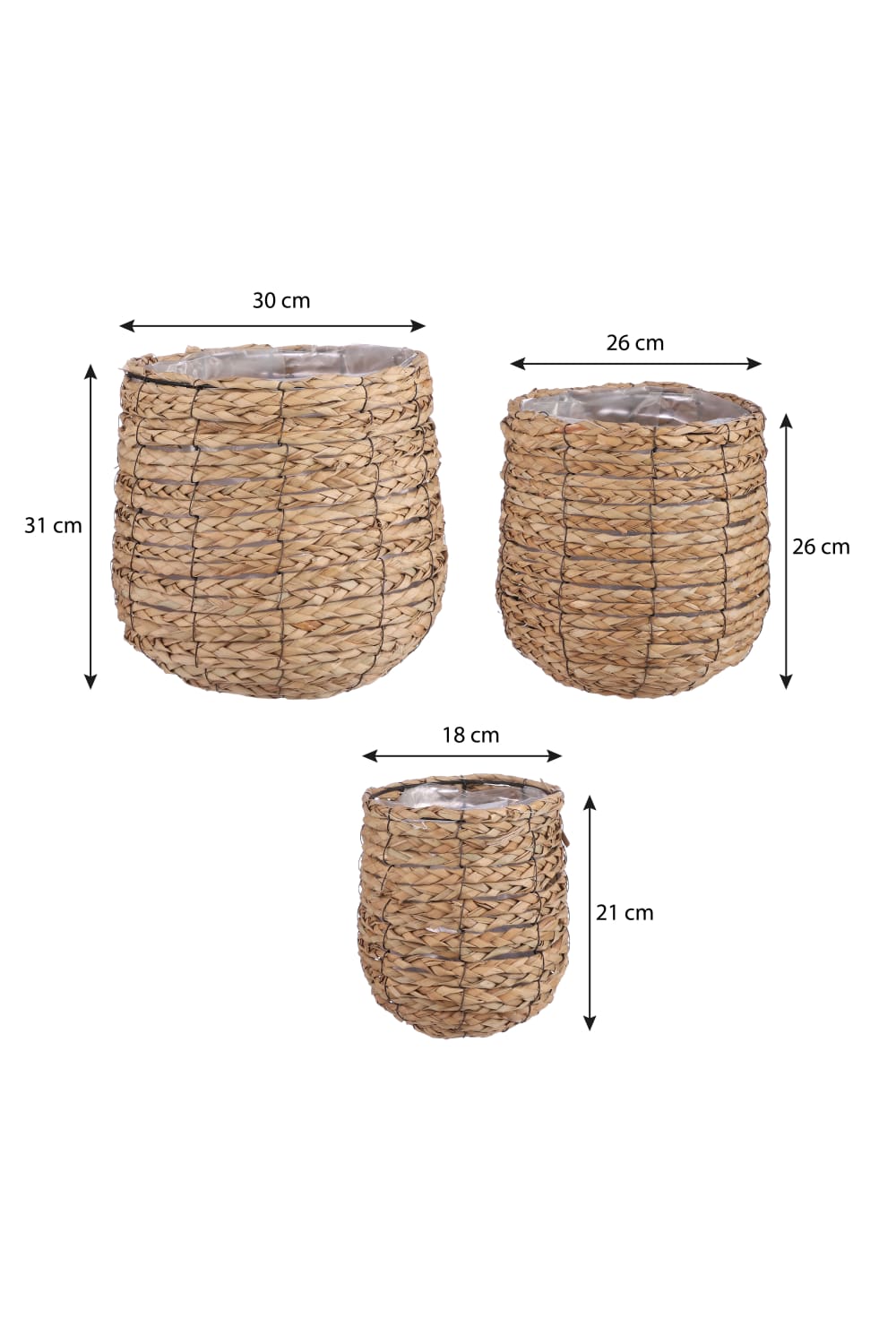 Jardinera avalon marrón claro h31xb30xl30cm - Maisons du Monde