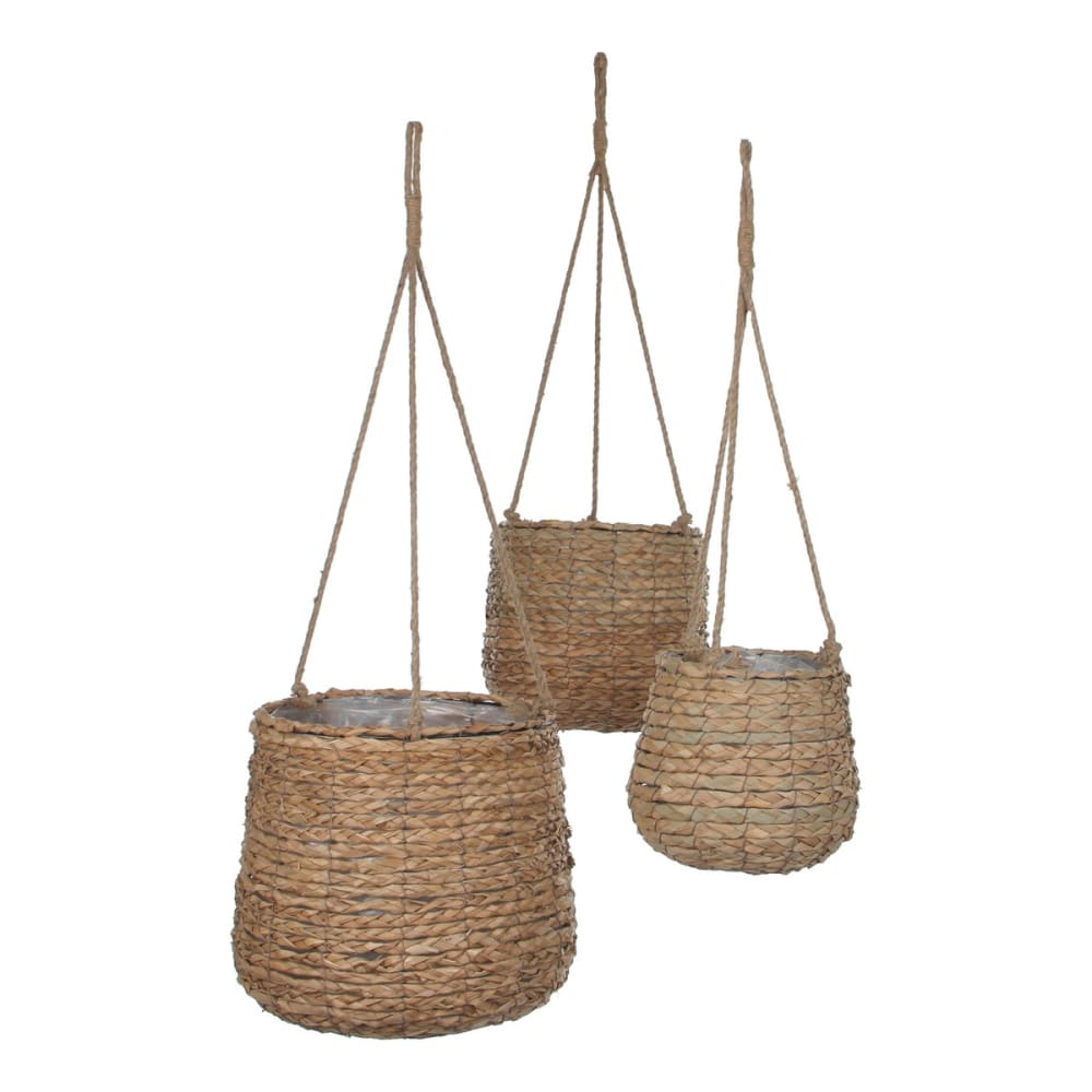 HäNgender Blumentopf FüR Drinnen Avalon Hellbraun H90Xb30Xl30Cm