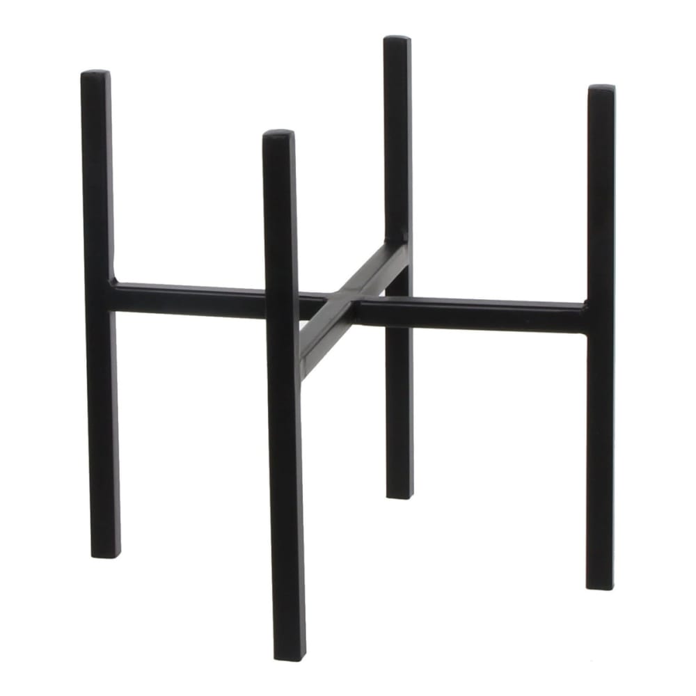 Supporto per piante ascot nero h25xb24xl24cm - Modello Contemporaneo - Nero - Acciaio
