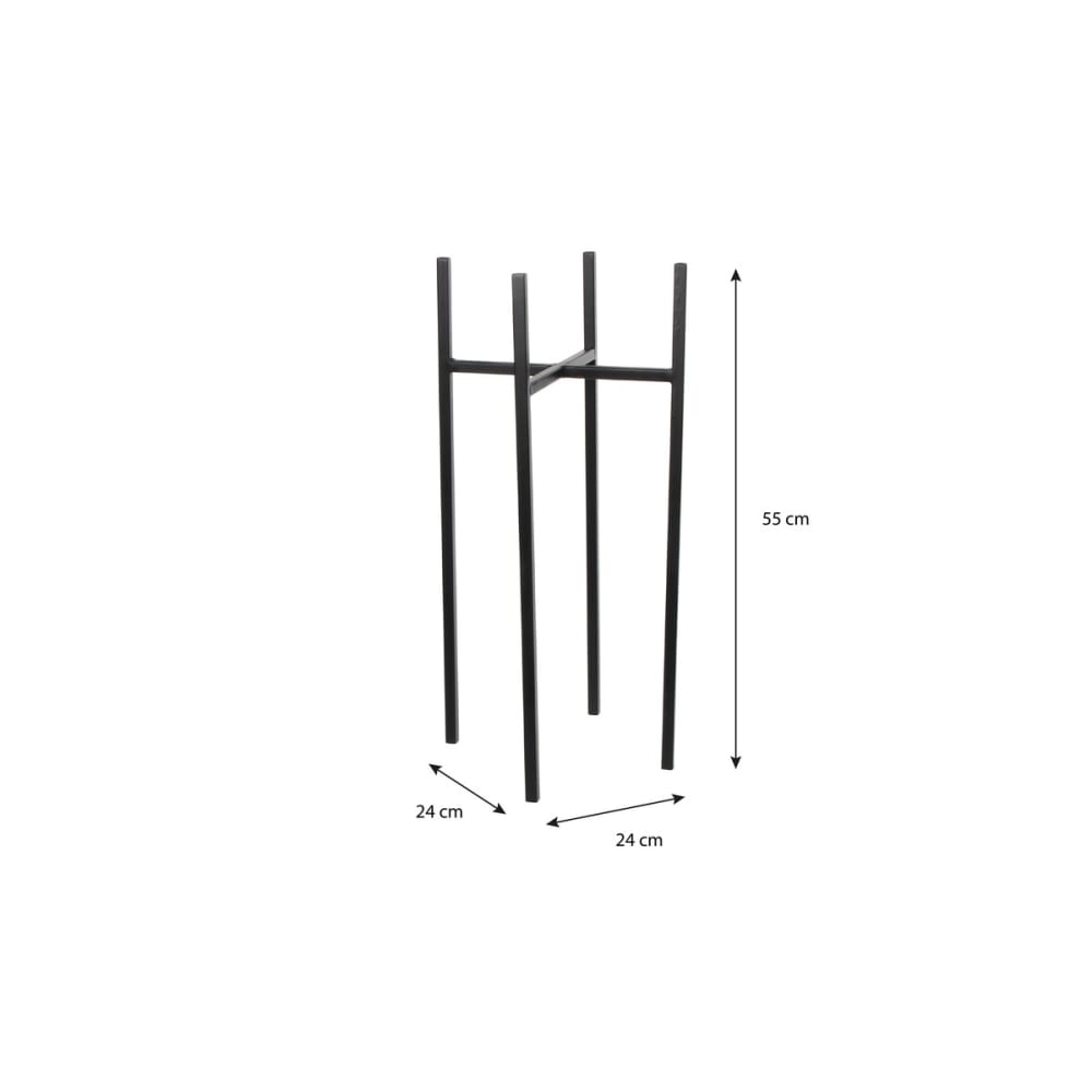 Soporte para plantas ascot negro h55xb24xl24cm - Maisons du Monde