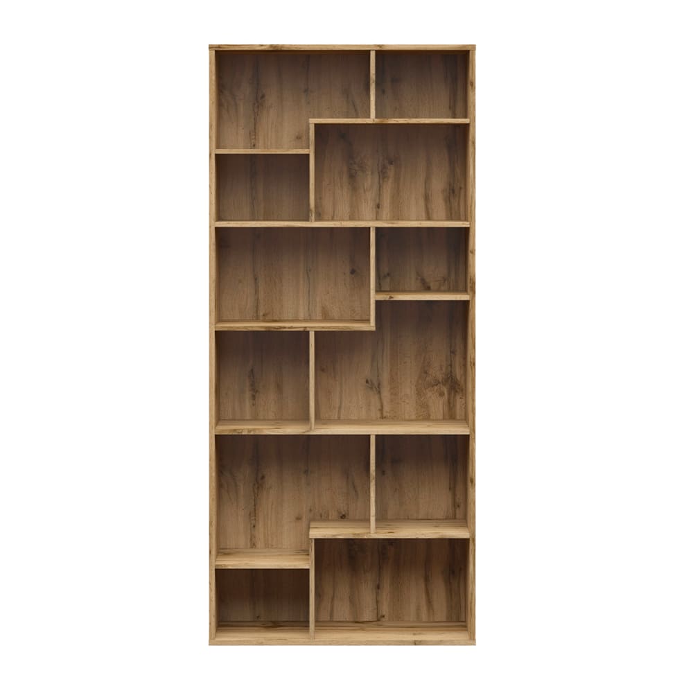 Bibliothèque 197 cm panneaux de particules marron - Maisons du Monde