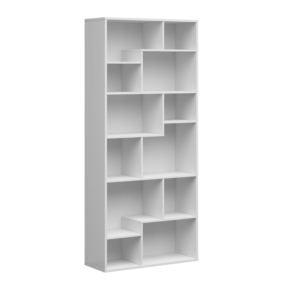 Petits meubles Bücherregal 197 cm Spanplatten Weiß Weiß Spanplatte