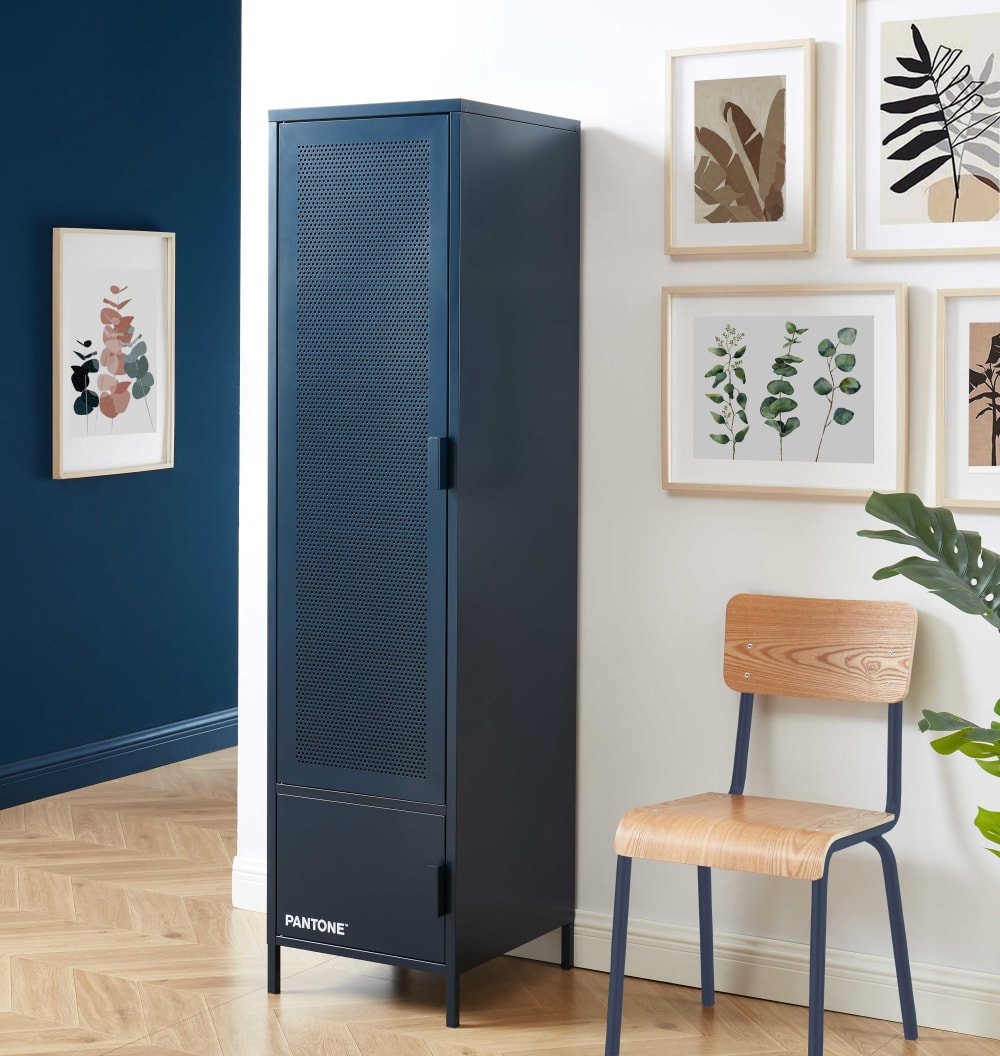 Vestiaire métal bleu nuit h180cm