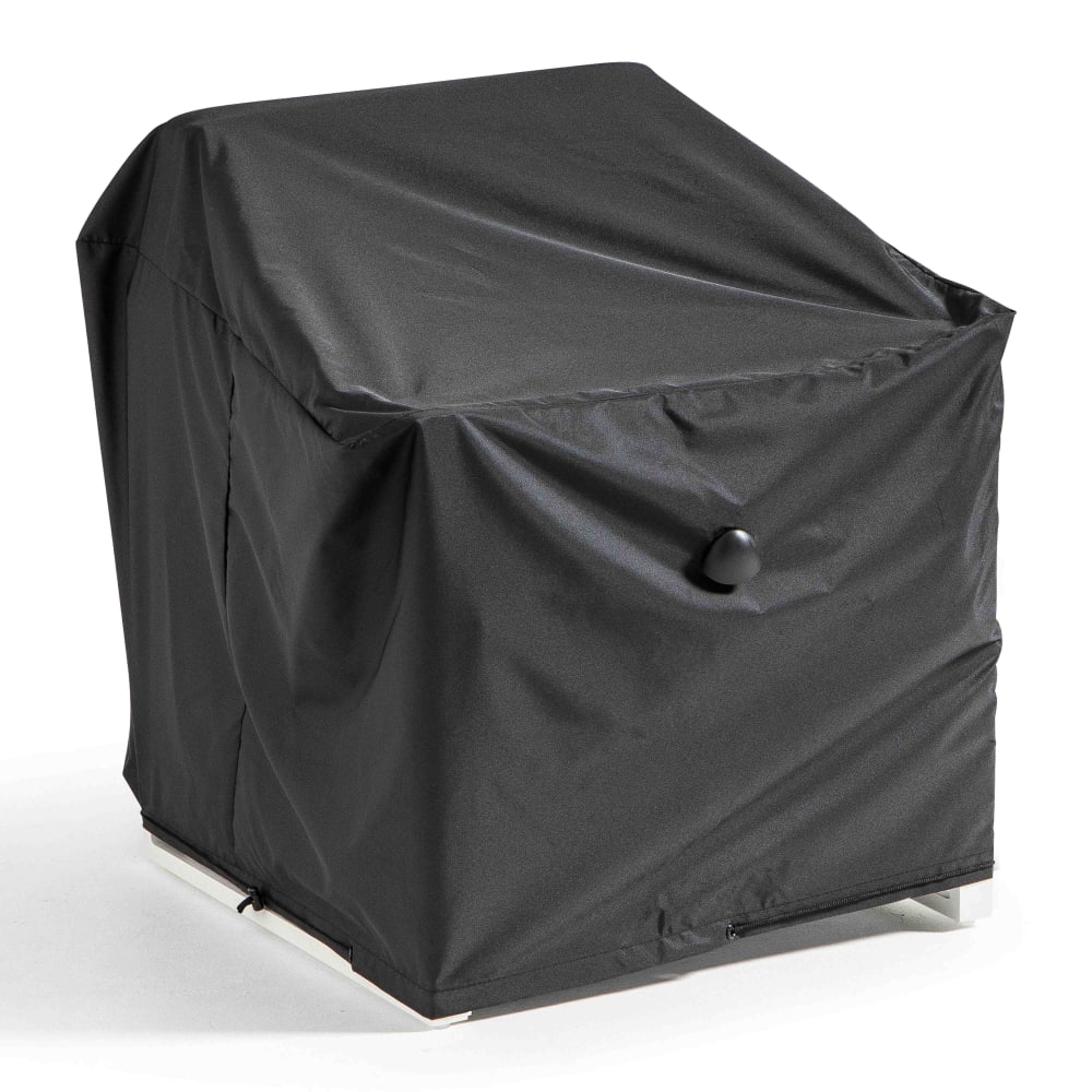 Funda para sillón de jardín negra 75 x 75 x 60 cm negro
