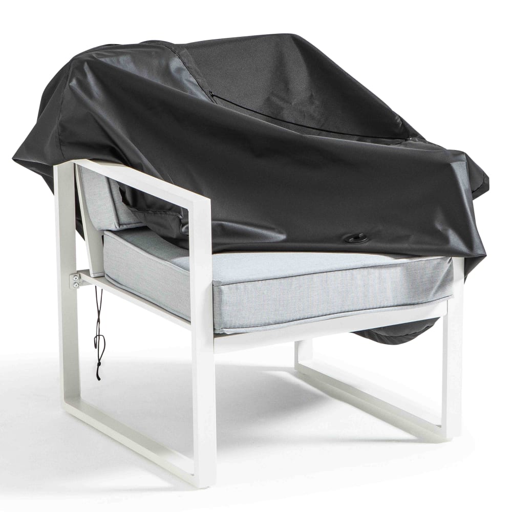 Housse de fauteuil de jardin noire 75 x 75 x 60 cm - Maisons du Monde