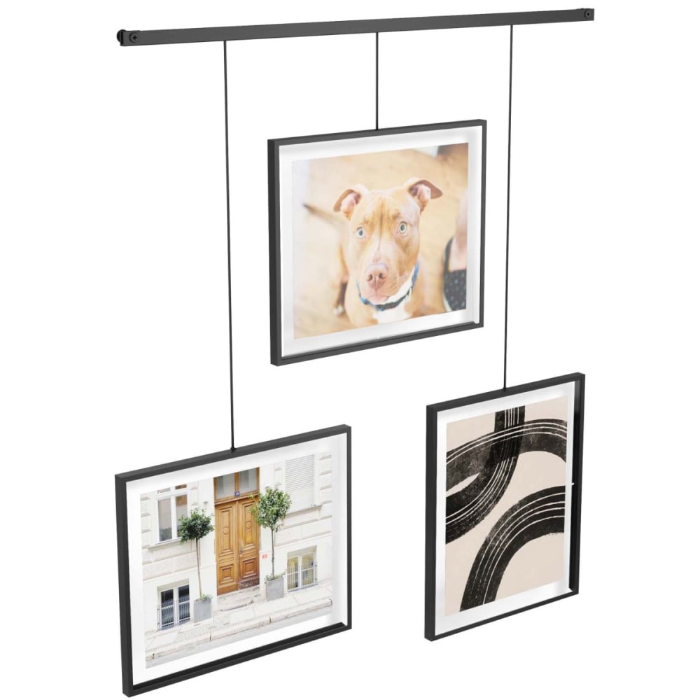 Jeu de 3 cadres noir 20,3 × 25,4 cm