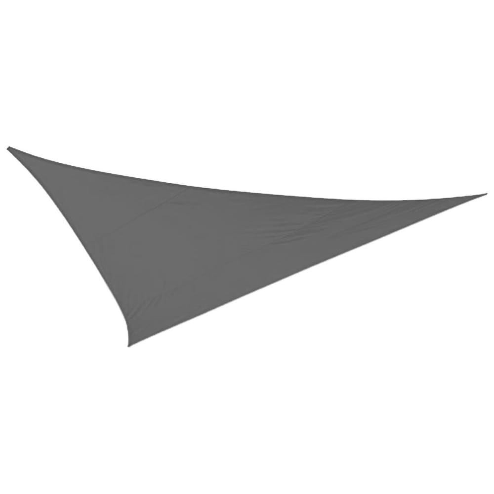 Toile d'ombrage triangulaire 5 mètres gris