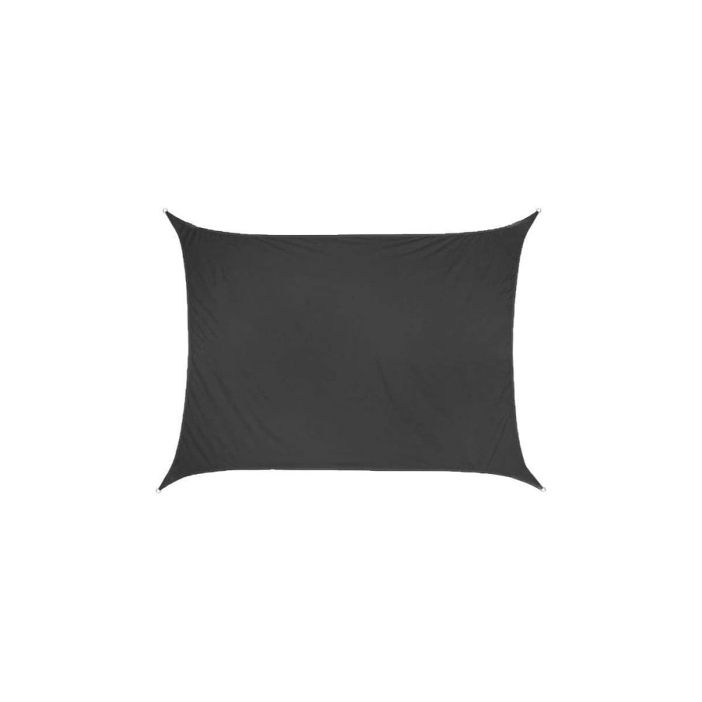 Toile d'ombrage rectangulaire 4 x 3 mètres gris