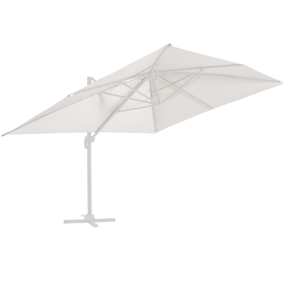 Toile pour parasol déporté 4x3m écru