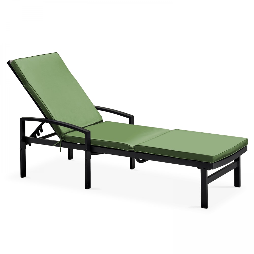 Coussin baño de sol poliéster verde cactus 186x53x5 cm - Maisons du Monde