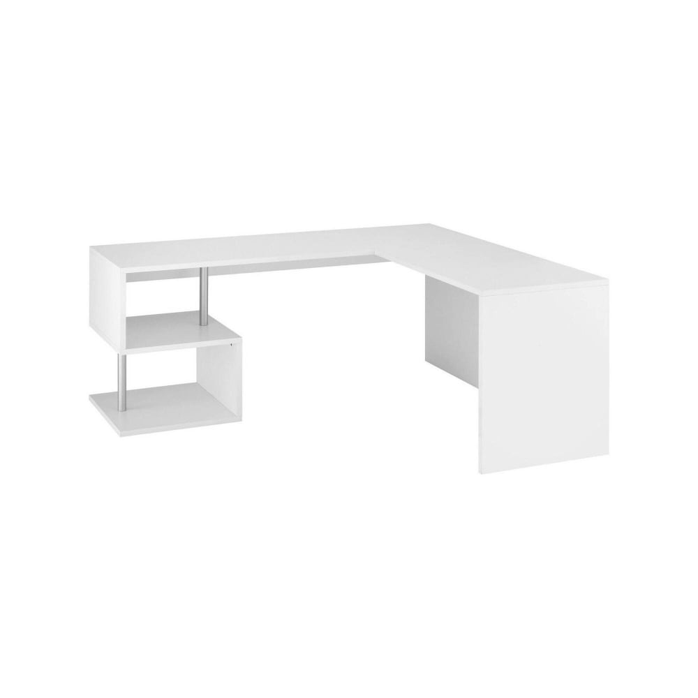 bureau effet bois blanc